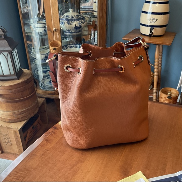 Dooney & Bourke Caramel Cooper Drawstring - Picture 2 of 16